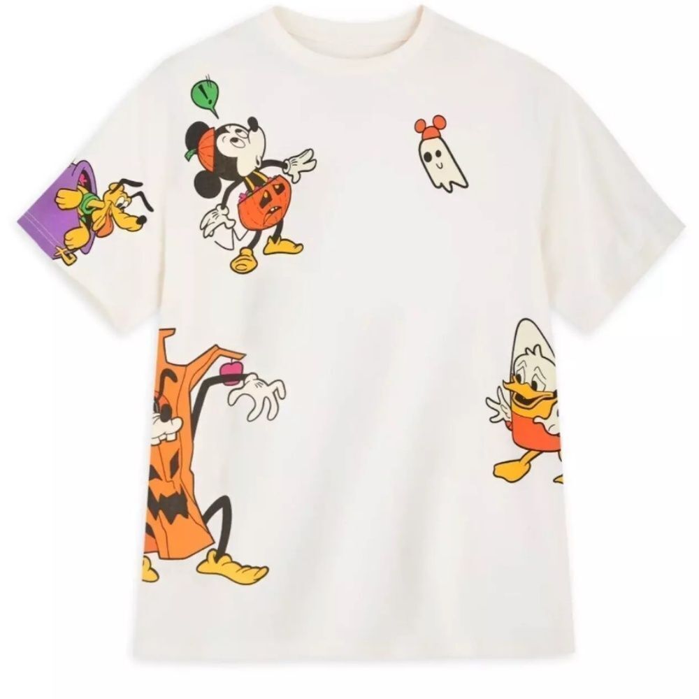 Disney Parks Halloween 2022 Mickey and Friends T-Shirt baby tee slim fit